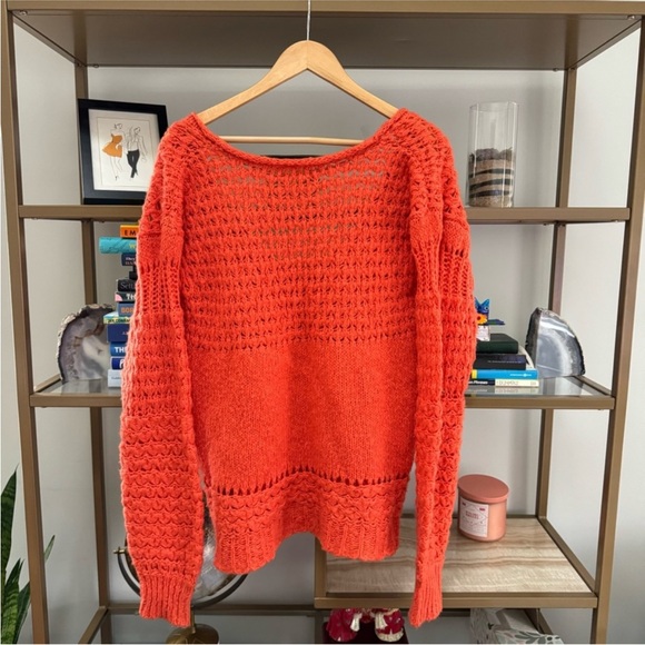 Free People Slouchy V Neck Sweater - Picture 5 of 7